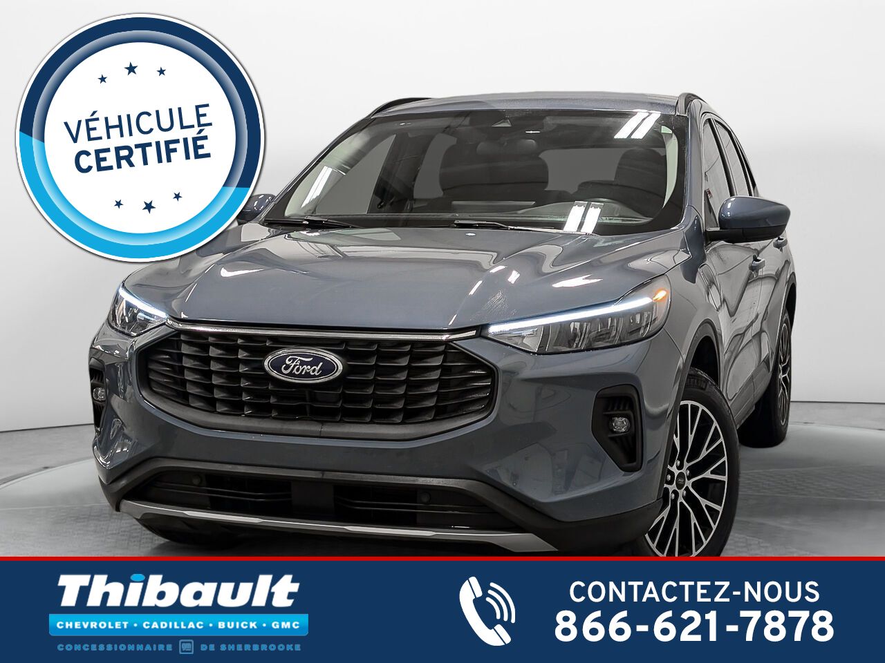 Ford Escape Plug-in Hybrid Bas Kilométrage Sièges Chauffants 2023 Bleu Sherbrooke - photo #0