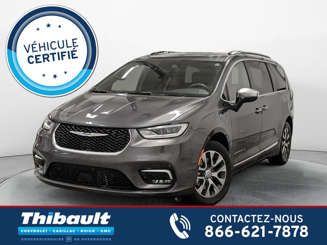 Chrysler PACIFICA Hybrid Pinnacle DVD Arrière Portières électriques 2023 . Sherbrooke - photo #0