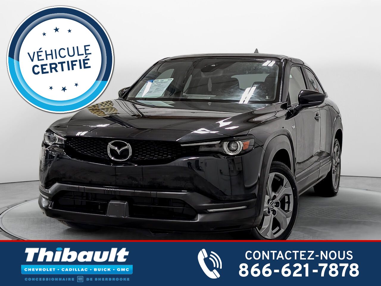 Mazda MX-30 EV GS Jamais accidenté Bas Km Prix vente rapide 2023 Noir Sherbrooke - photo #0