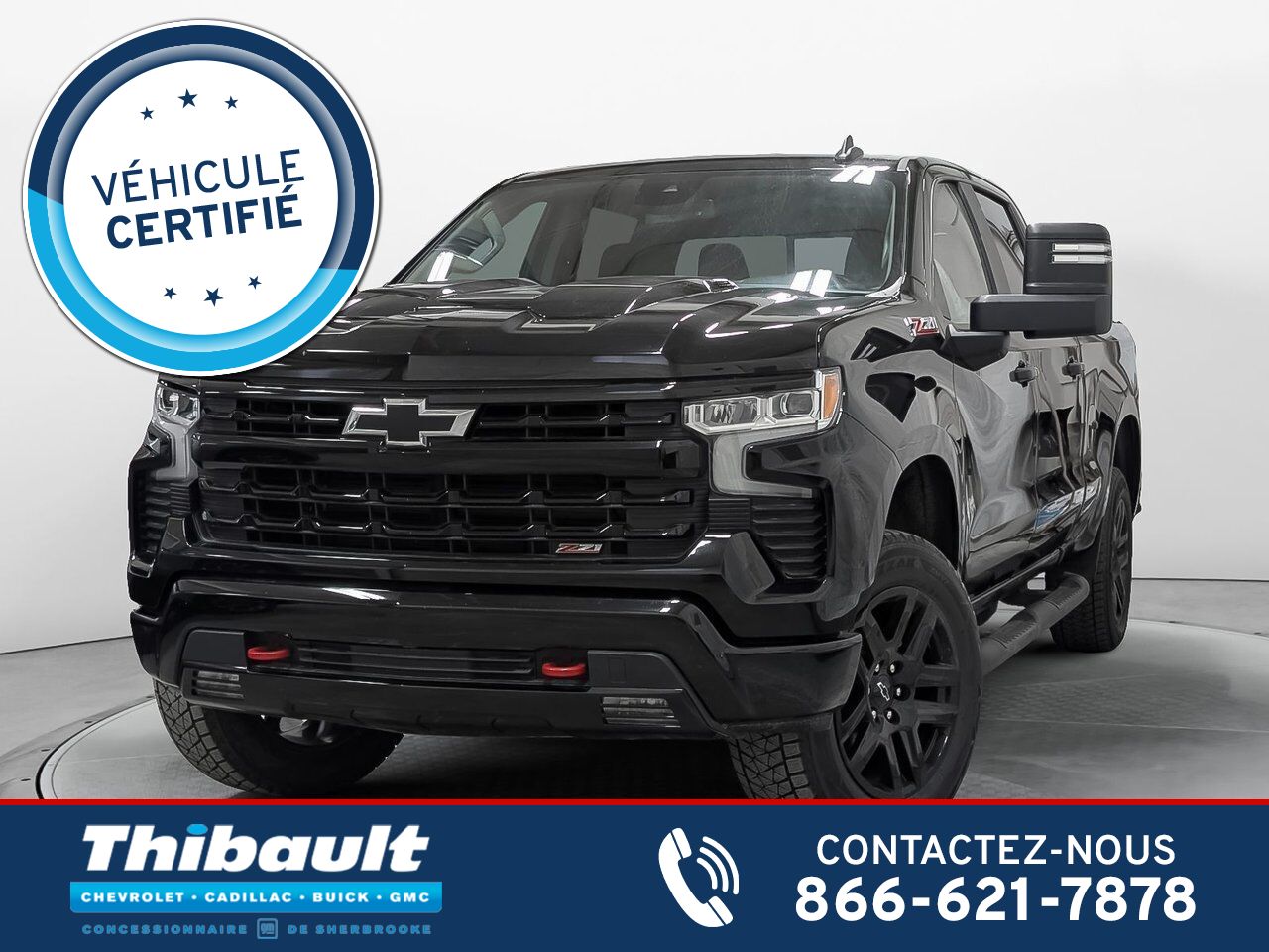 CHEVROLET Silverado 1500 LT Trail Boss Moteur 6.2L 2024 Noir Sherbrooke - photo #0